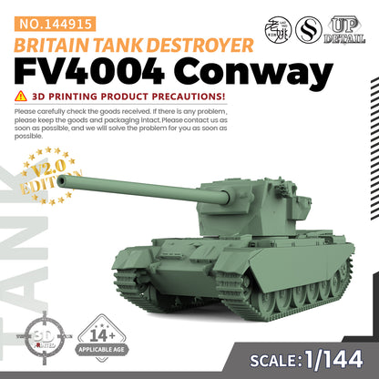 SSMODEL 915 Military Model Kit Britain FV4004 Conway Tank Destroyer