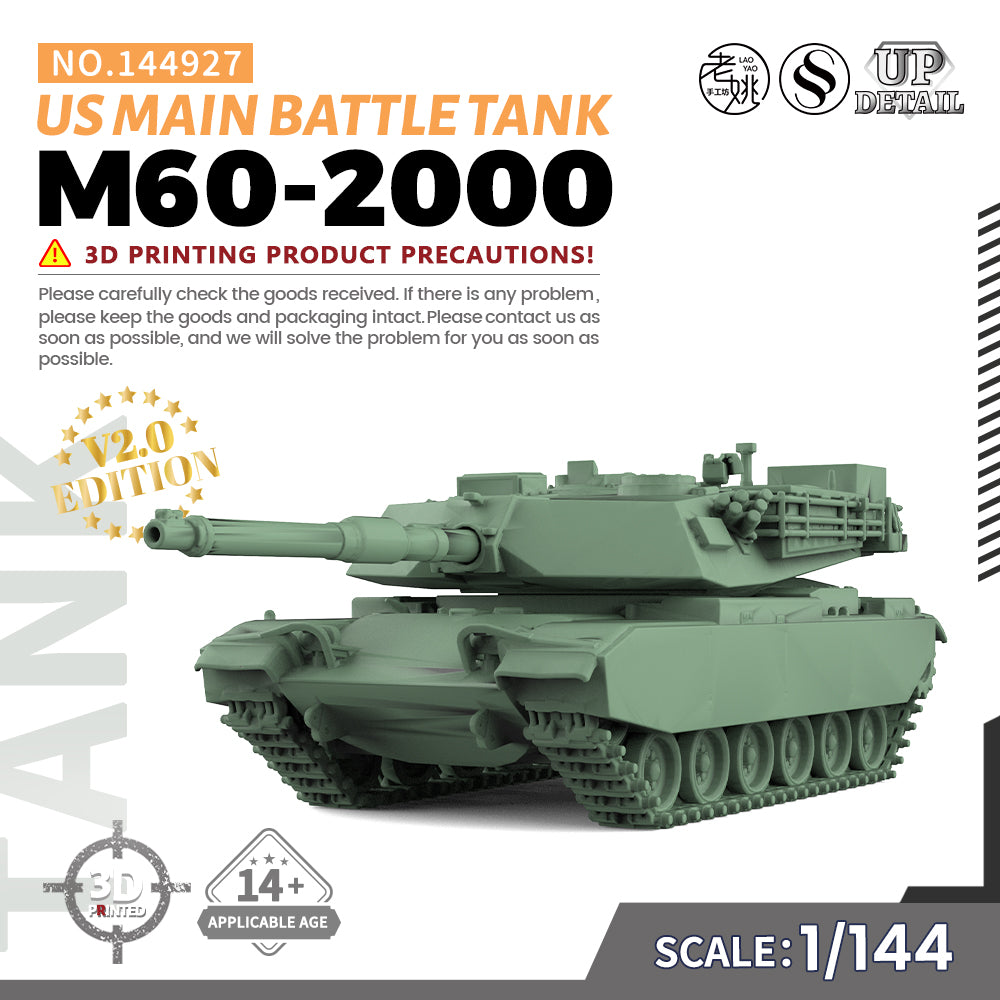 SSMODEL 927 Military Model Kit US M60-2000 Main Battle Tank