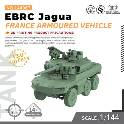 SSMODEL 967 Military Model Kit France EBRC Jaguar Armoured Vehicle