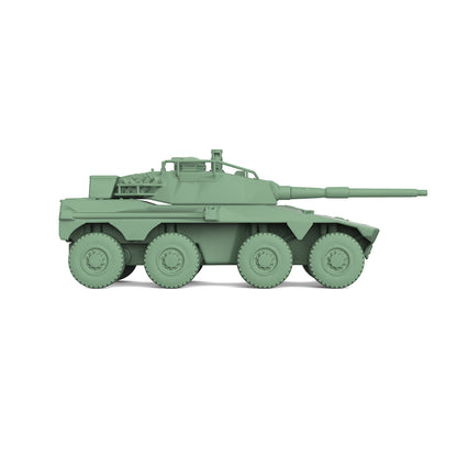 SSMODEL 972 Military Model Kit South Africa Rooikat 76 Tank Destroyer