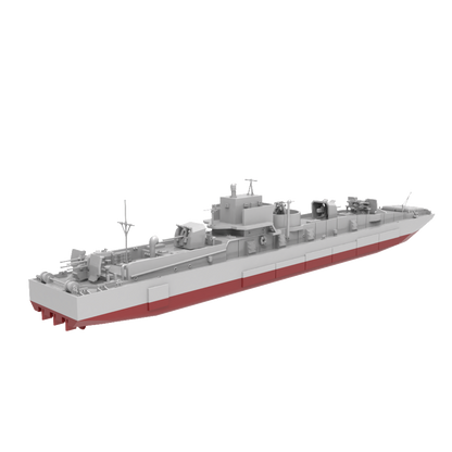 RHWS002S German D1-Class Artillery Pontoon Full Hull