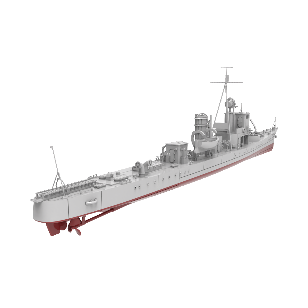 RHWS014S IJN Type K-3 No.1 Submarine Chaser Kusentei Full Hull