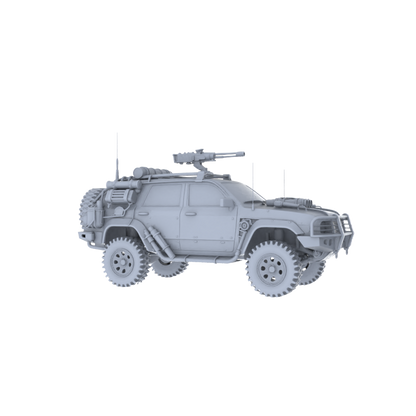 Yao's Studio LYT149 Heavy Duty Tactical Truck Unpainted Model - Ultimate DIY Project for Scale Model Builders