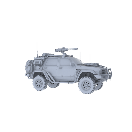 MRY-SFW LYTA149 Heavy Duty Tactical Truck Unpainted Model - Ultimate DIY Project for Scale Model Builders