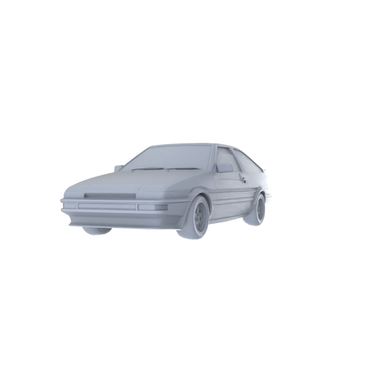 MRY-SFW LYTA150 Classic 80s Sports Car Unpainted Model  AE86 Levin  - Ultimate DIY Project for Model Makers