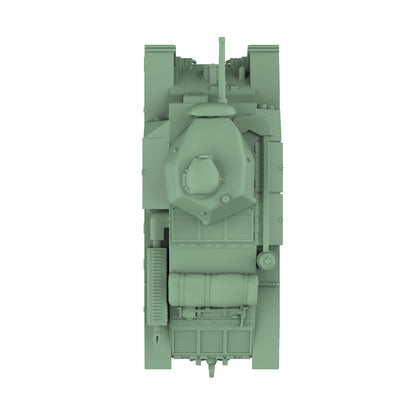 SSMODEL 812 25mm Military Model Kit France Medium Tank APX 4 Turret & 47mm Gun
