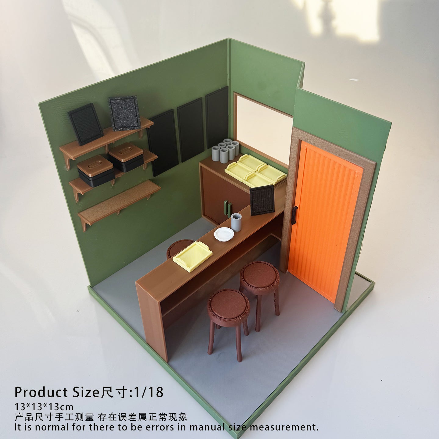RHF1014 Summer Retreat Hut 3D Printing DIY Miniature Scenes Dollhouse Frame Creative Decorations Desktop Scenarios Mini Models 12-Inch BJD OB Doll