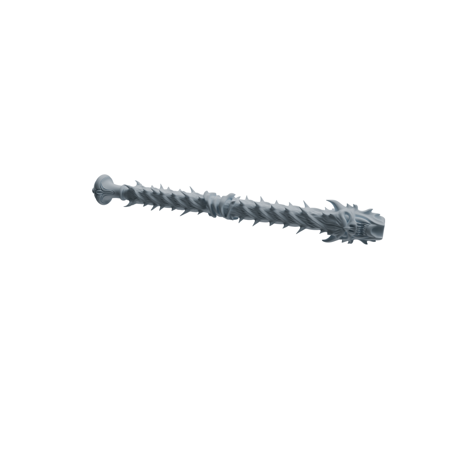 MRY-SFW LYGS420 Spiked Decorative Long Handle Weapon Modern Model 4 pcs