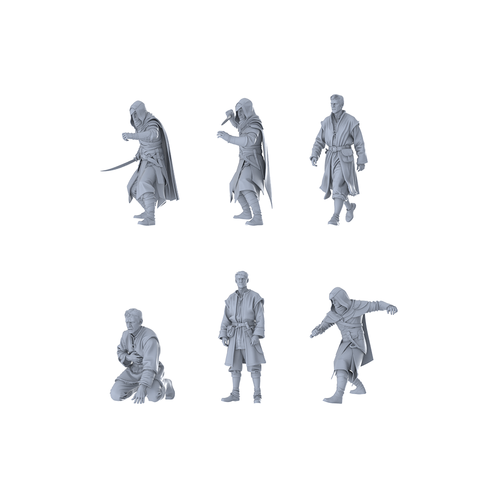 MRY-SFW LYGR369 Medieval Assassin Six-Person Assassination