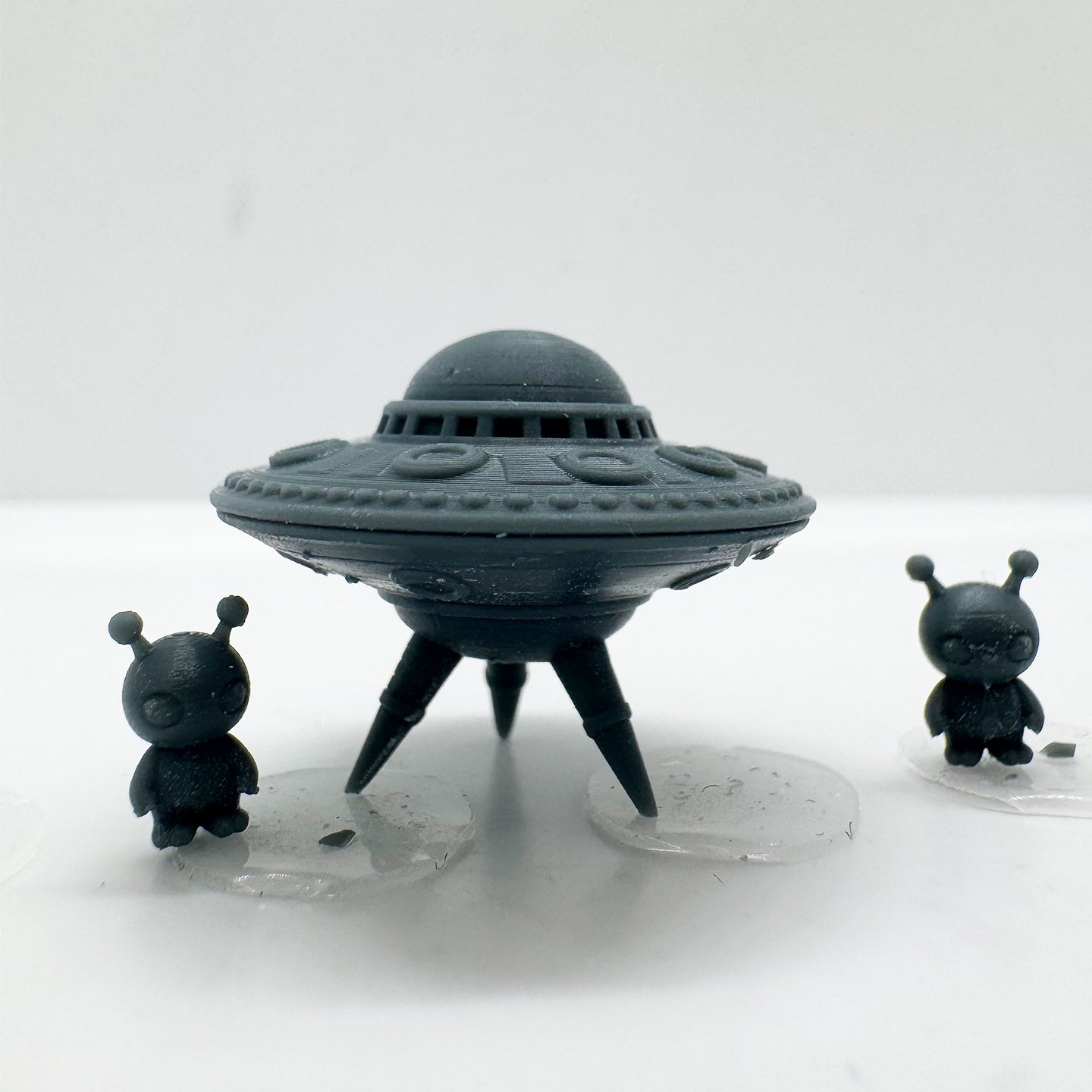 LYTS168 Multi-Style Alien Pet UFO Model - 3D Printed Sci-Fi Ornament