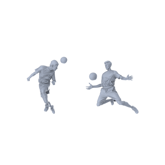 MRY-SFW LYTR455 Modern Stadium Football Players Attacking Defending Duo 2-Piece Set