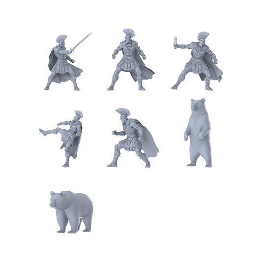MRY-SFW LYGR357 Ancient Spartan Seven-Person Hunting Move