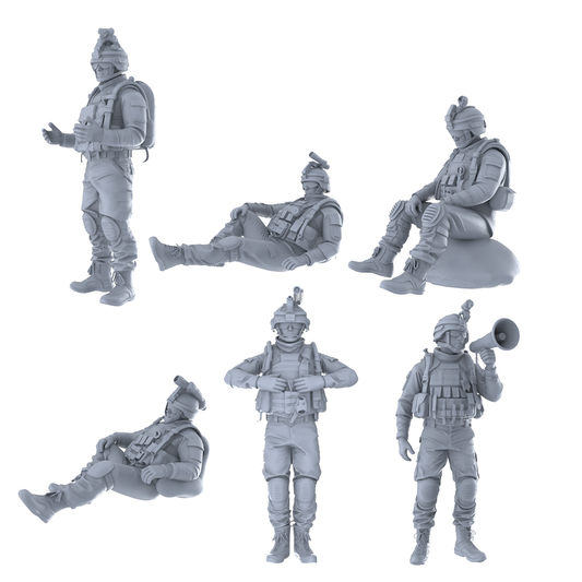 MRY-SFW LYGR466 Modern U.S. Army (Cement Unit) Six-Person Daily Routine 2