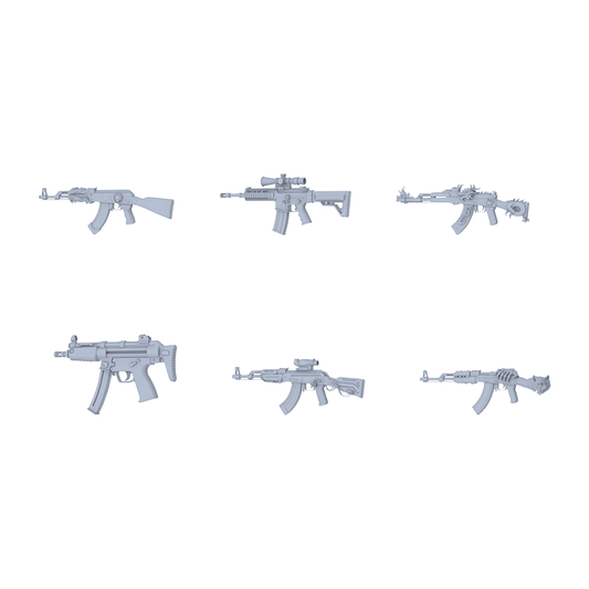 MRY-SFW LYGS111 Chinese Fantasy Custom Tactical Weapon Pack - 6 Unique Dragon Head, Snake & Cat Paw Designs