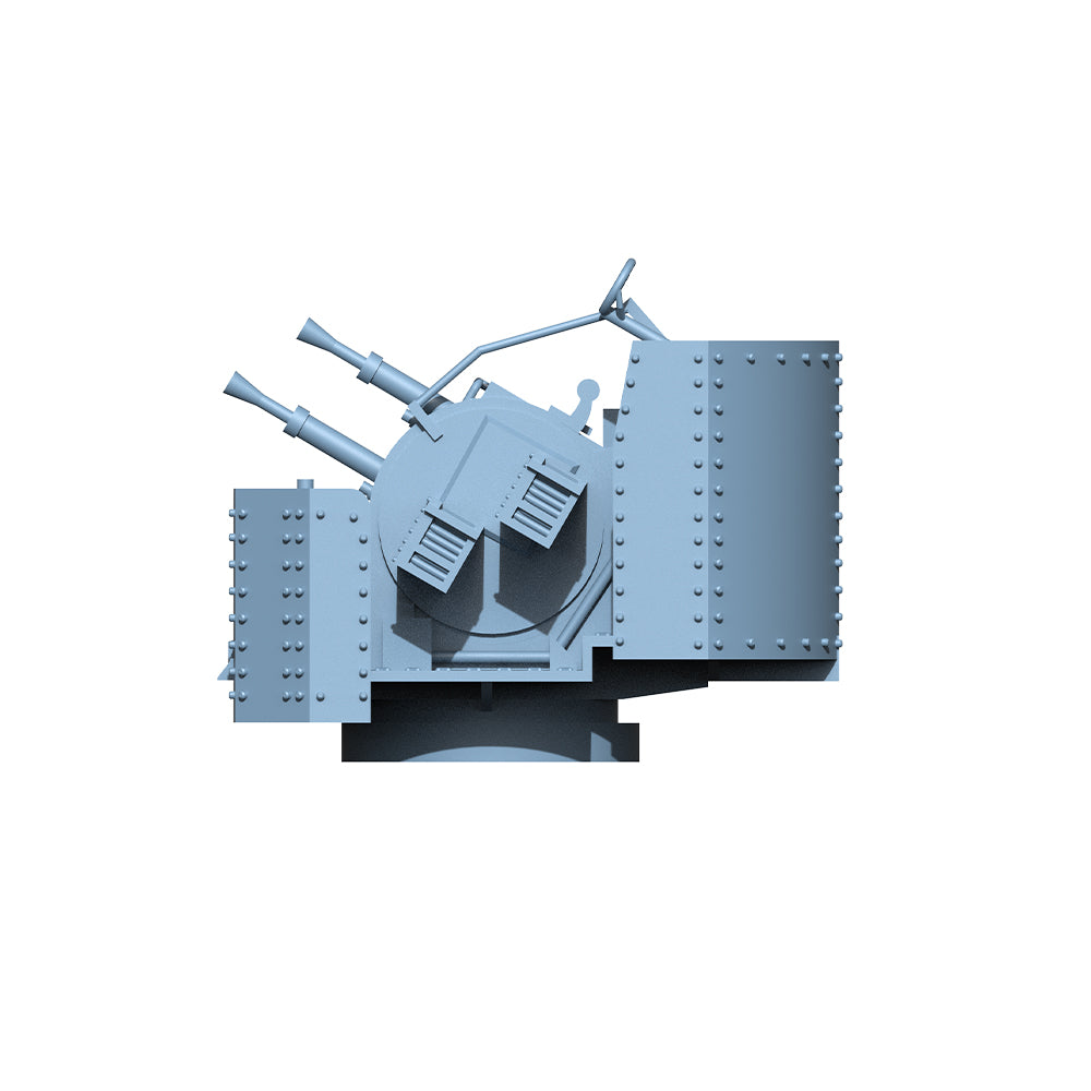 Yao's Studio LY018B 1/700(350,200,144) Model Upgrade Parts British Navy 2pdr Pompom Gun Elevation Angle With Shield