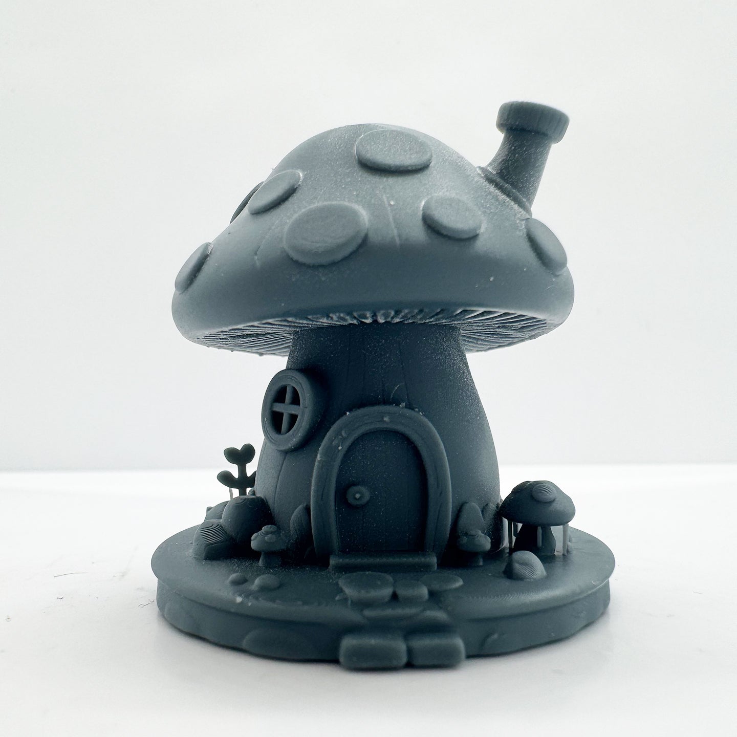 LYTS187 Ice Cream Cone House Miniature Model 3D Printed Fairy Tale Diorama Decor Ornament
