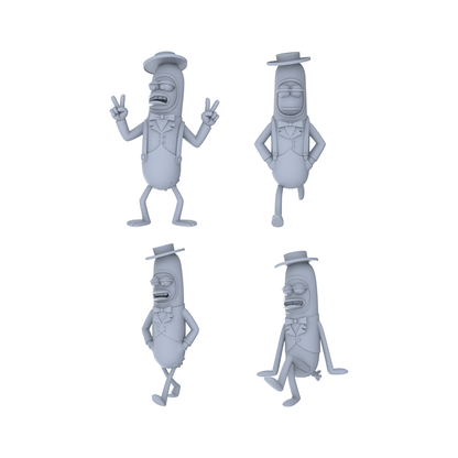 MRY-SFW LYGR084 mr hot dog anime theme war chess resin white model miniature soldier scene character figure hand painted