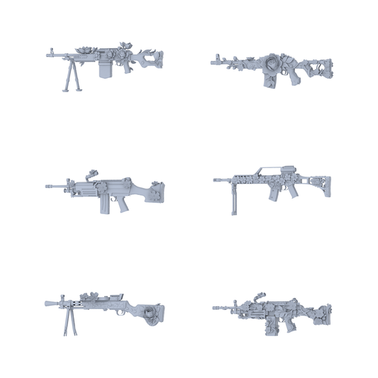 MRY-SFW LYGS190 Nature Fantasy Custom Firearm Pack - 6 Unique Lotus, Rose, Small Flower & Vine Designs