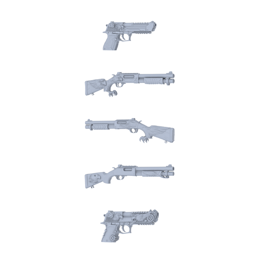 MRY-SFW LYGS206 Fantasy Custom Firearm Pack - 5 Unique Eagle Head/Wing/Claw Designs