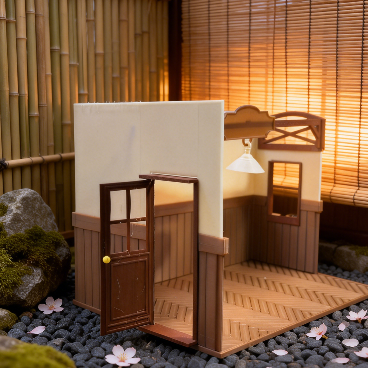 RHF275 Bakery Scene Base Original Shop Scene BaseFood Toy Accessories Dollhouse AccessoriesShop Scene Props