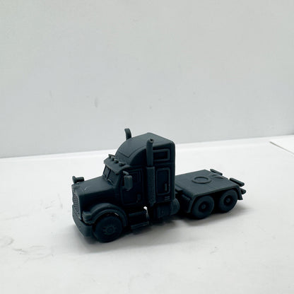 LYTS156 3D Printed American Heavy-Duty Truck - Large Truck Miniature Model for Dioramas & Collection Displays