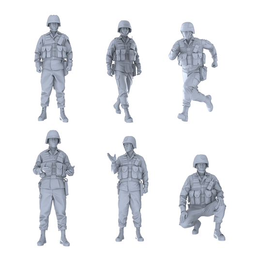 MRY-SFW LYGR455 Modern People's Liberation Army Six-Person Daily Routine
