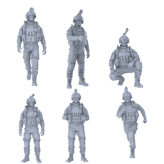 MRY-SFW LYGR465 Modern U.S. Army (Cement Unit) Six-Person Daily Routine