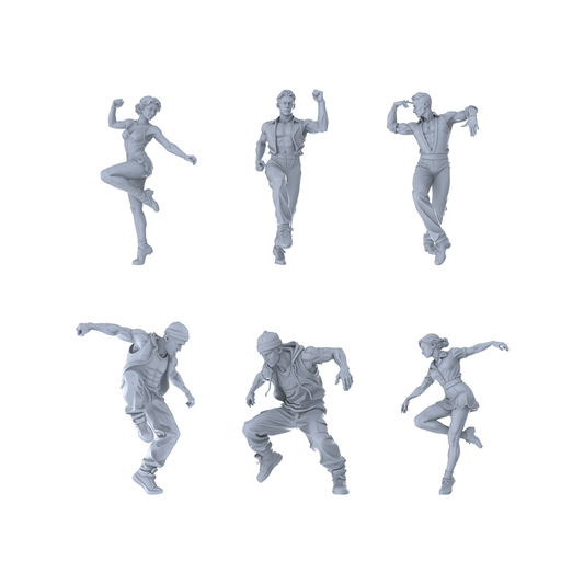 MRY-SFW LYTR446 High-Drama Painting Project? A 6-piece Grey Collection. Master shading on these intensely posed, detail-rich figures. Miniature Car Diorama Figures Scene Props Accessories Resin