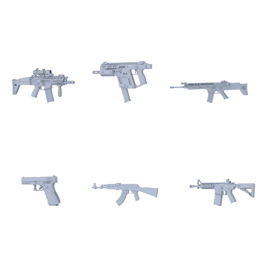 MRY-SFW LYGS112 Practical Tactical Custom Compact Weapon Pack - 6 Unique Basic Structure Designs