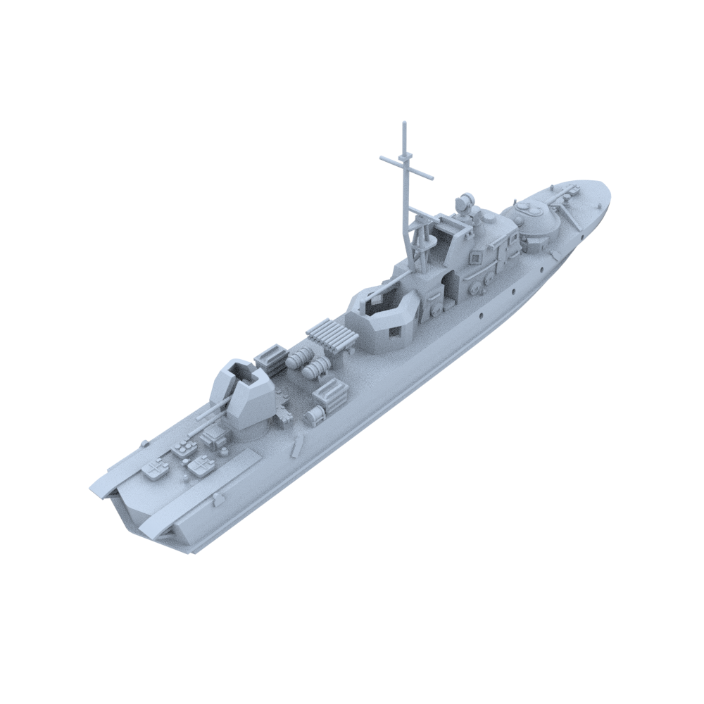 SSMODEL SSC770
 Military Model Kit
Soviet Pr.1204 Late
Modification Water Line