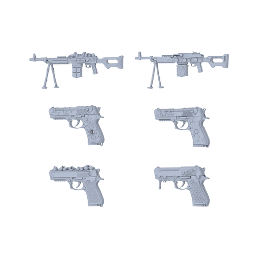 MRY-SFW LYGS090 Whimsical Food-Themed Tactical Weapon Pack - 6 Unique Berry & Icing Designs