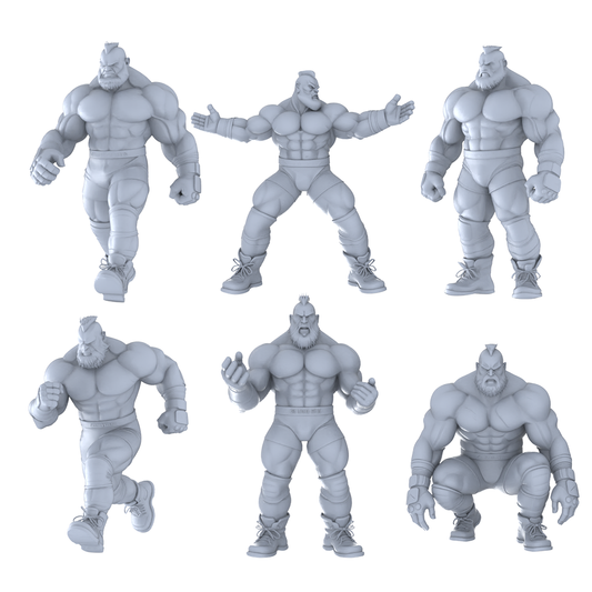 MRY-SFW LYGR468 Modern Strong Muscular Men Six-Person Daily Routine