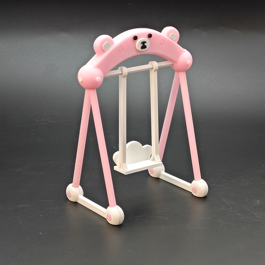 LYTP121032 1/12 Adorable Swing 3D Printing DIY Miniature Scenes, Dollhouses, Creative Ornaments, Desktop Displays, Mini Models, 1/12 Scale, BJD OB Dolls