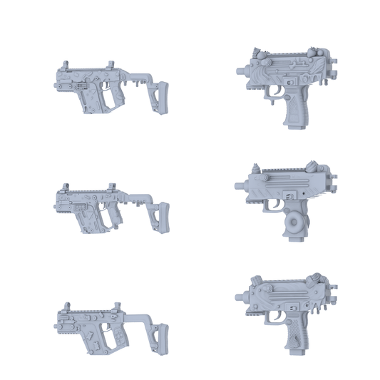 MRY-SFW LYGS124 Cute Fantasy Custom Compact Weapon Pack - 6 Unique Candy, Cream & Ice Cream Designs