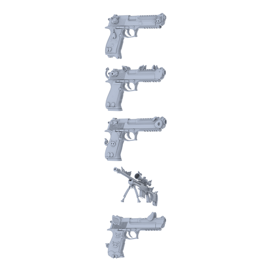 MRY-SFW LYGS213 Kawaii Fantasy Custom Firearm Pack - 5 Unique Pig Nose/Ear/Claw Designs
