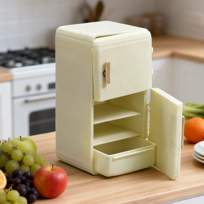 RHF276 Refrigerated Freezer Double-door Refrigerated FreezerFood Toy Accessories Dollhouse AccessoriesShop Scene Props