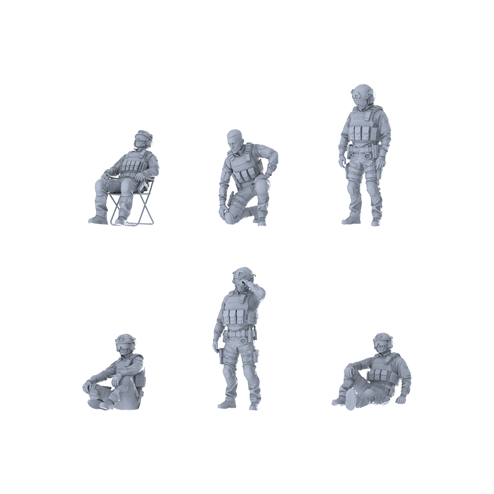 MRY-SFW LYGR405 Modern American SWAT Six-Person Daily Routine 3