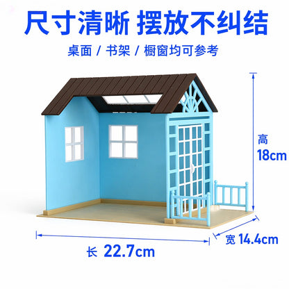 RHF0397 Cottage-Style Room Frame, Universal Scene Base for Action Figures