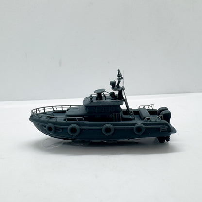 LYTS149 3D Printed Police Patrol Boat Model - Highly Detailed Ornament