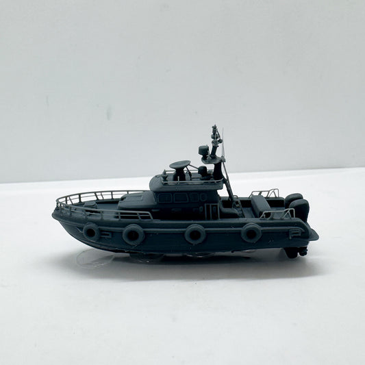 LYTS149 3D Printed Police Patrol Boat Model - Highly Detailed Ornament