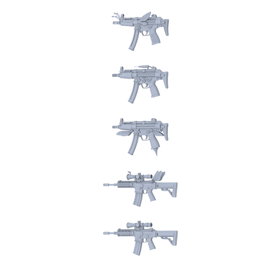 MRY-SFW LYGS348 Alien Bug Totem Series - 5-Piece Custom Tactical Firearm Set Modified with Full Bionic/Bug Wing Elements