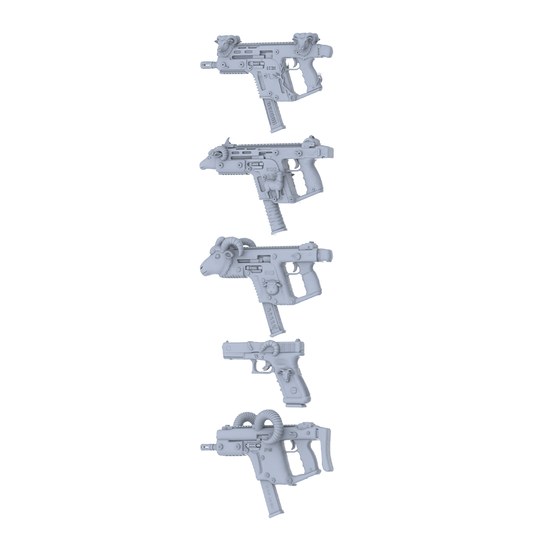 MRY-SFW LYGS208 Fantasy Custom Firearm Pack - 5 Unique Ram Horn/Head/Spirit Designs