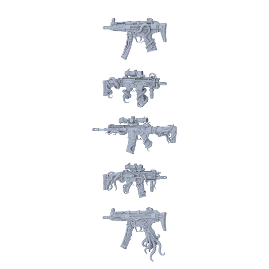 MRY-SFW LYGS309 Deep Sea Rage Series - 5-Piece Classic Submachine Gun Set Modified with Octopus Tentacle Elements