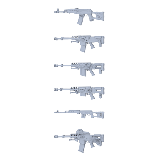 MRY-SFW LYGS335 Wild Totem Series - 6-Piece Custom Tactical Rifle Set Modified with Full Beast Shape & Carving Elements