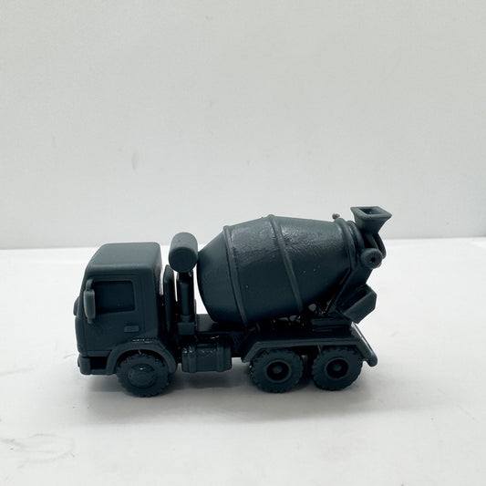 LYTS159 3D Printed Concrete Mixer Truck Miniature Model Construction Vehicle Decor for Dioramas Collection Displays