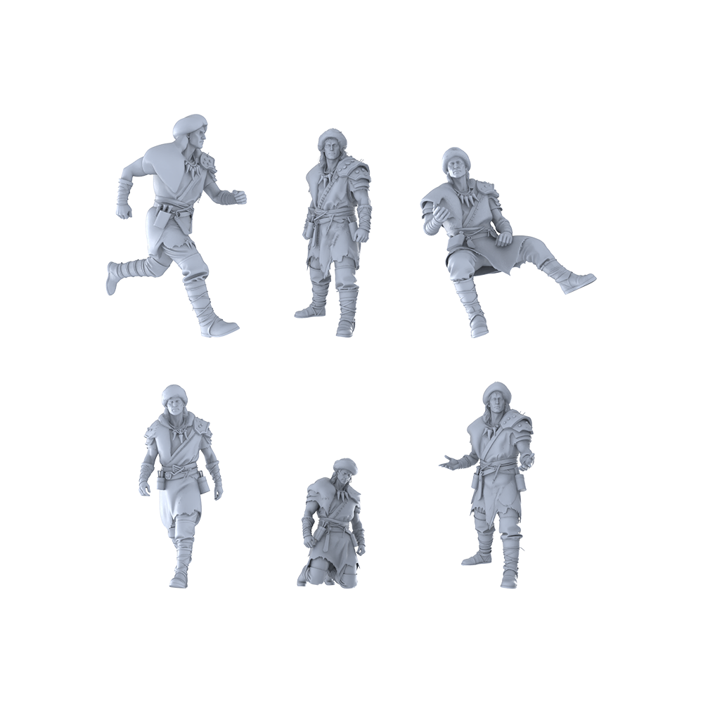 MRY-SFW LYGR241 Historical Vikings Six-Man Group Basic Movements