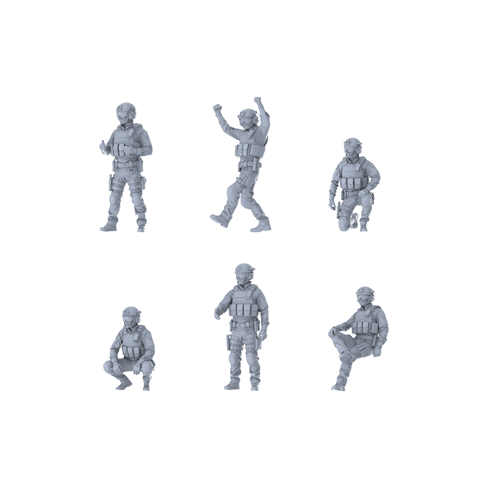 MRY-SFW LYGR404 Modern American SWAT Six-Person Daily Routine 2