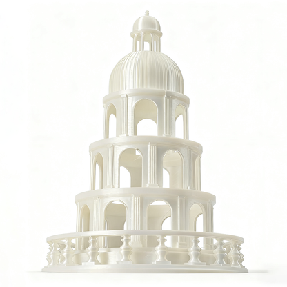 LYTP025B Roman Architecture Ornament Romanesque Castle 3D Printed Roman Architecture Aquarium Decor Fish Tank Landscape Set With Hideout Caves