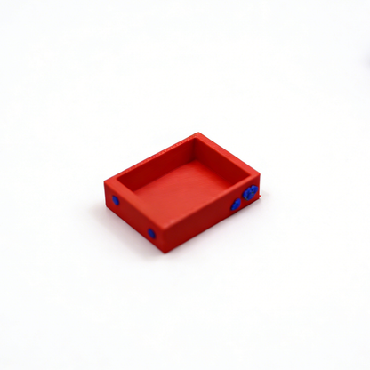 RHF331 Pet Toy 3-Piece SetExercise Wheel, Food Bowl with Storage & Food Dispenser Toy Playful Red & Blue Pet Toy 3-Piece Set