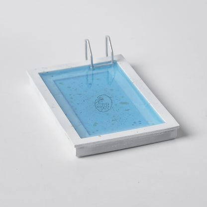 Courtyard Wwimming Pool HO/OO/Z/N/TT Railroad Miniature Accessory Display Props MRY-SFW LYT055